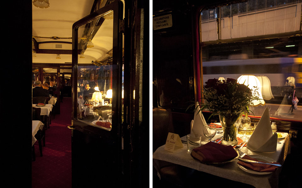 Dinner on the Orient Express